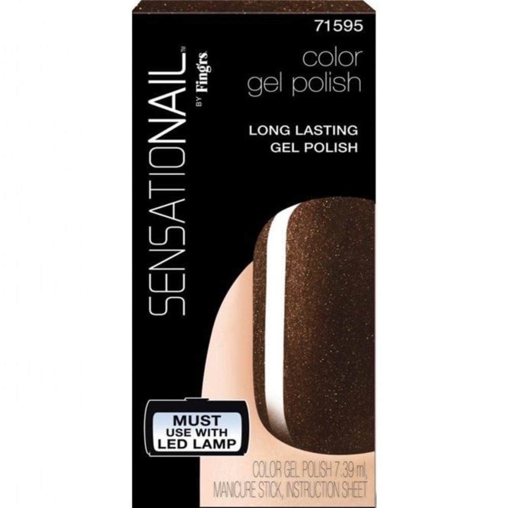 SensatioNail Color Gel Polish in Espresso Bean